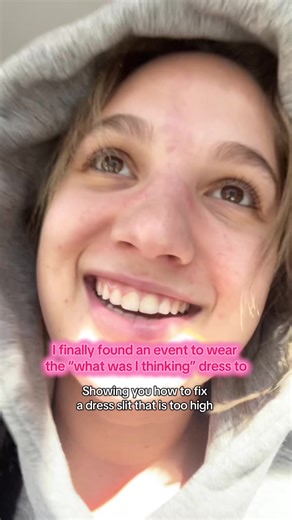 How to Fix a Dress Slit That is Too High