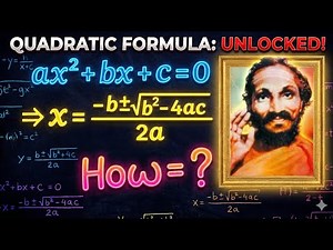 Proof of Shridhar Acharya Formula |Quadratic Formula Derivation | HOW to Solve ax² + bx + c = 0?