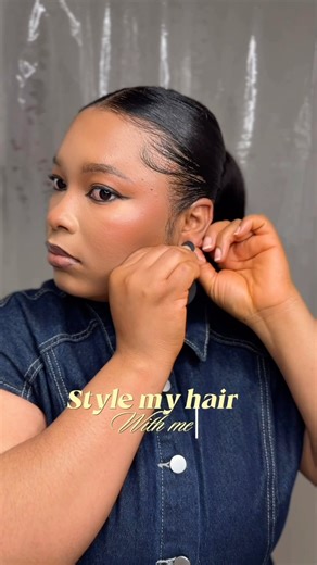 Easy ponytail tutorial #protectivestyles #relaxedhair