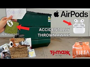 EXPENSIVE FIND HIDDEN IN THE DUMPSTER!!! DUMPSTER DIVING AT RETAIL STORES & MALLS...