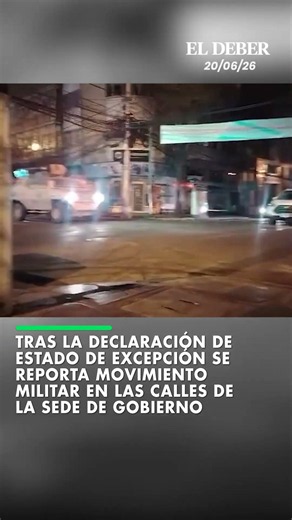 Tras la declaración de estado de excepción se reporta movimiento militar en la sede de gobierno