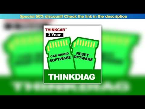 Limited Thinkcar Thinkdiag Full Software 1 Year Update OBD2 Scanner OE Level Diagnostic Tool 15 Res