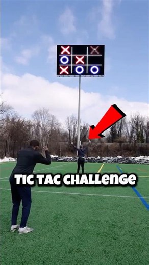 Football Tic-Tac-Toe Gone Wild 😱 #shorts