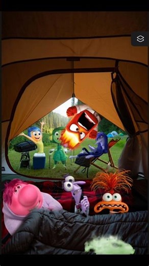 Anger Wakes Up Fear & Anxiety 😱🤣 All Emotions Shocked! #insideout2