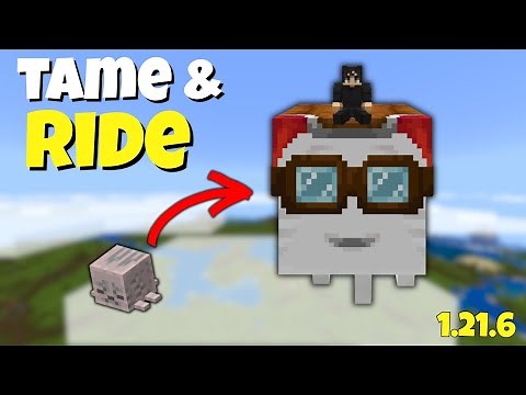 How to Tame & Ride the Happy Ghast in Minecraft 1.21.6 - Full Tutorial!