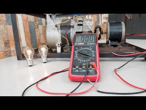 Do direction motion of generator determine the output current, clockwise rotation or anti clockwise