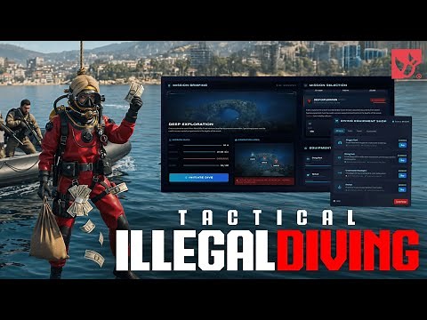 Tactical Illegal Diving Script For #FiveM 0Resmon Scripts