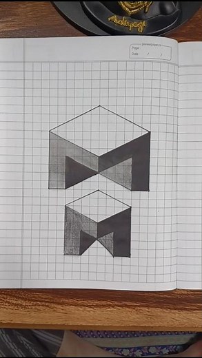 3D Optical Illusion Drawing | Easy Pencil Art Tutorial Step by Step