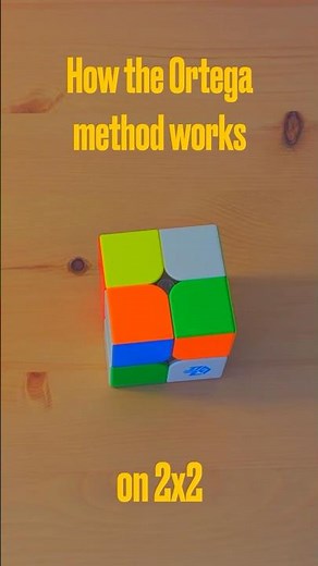 How the ORTEGA method works / 2x2 #rubikscube #speedcubing #shorts