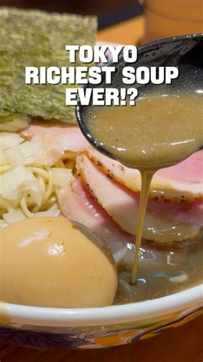 Tokyo Richest Soup Ever!? | By Ramen Otaku who've visited 1000+ ramen shops