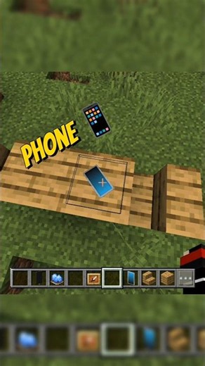 Mojang added phone 📱 in Minecraft 😱 #minecraftshorts