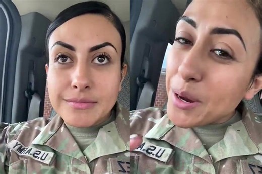 Army chick slams the Secretary of War while in uniform — is this a violation?