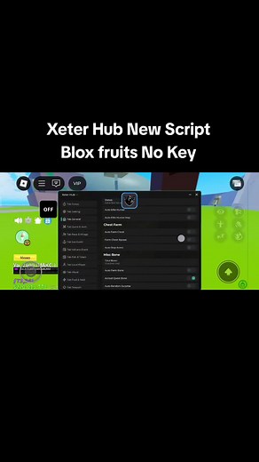 Xeter Hub: Новая скрипт для Blox Fruits