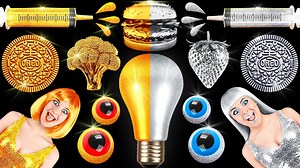 37K views · 1.2K reactions | الفضي ضد الذهبي | تحدي تناول طعام بلون واحد فقط لـ24 ساعة! #challenge #pranks #sketchcomedy #kids #children #teenagers #lifehacks #diy #funny #howto #tutorial | Multi Do Arabic | Facebook