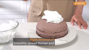 U-Taste Offset Spatula for Cake: Angled Icing Spatula Set with Wide 6", 8", 10" Blade, Flexible Stainless Steel Pastry Decorating Frosting Metal Baking Spreader for Cupcake (Set of 3, Midnight Blue)