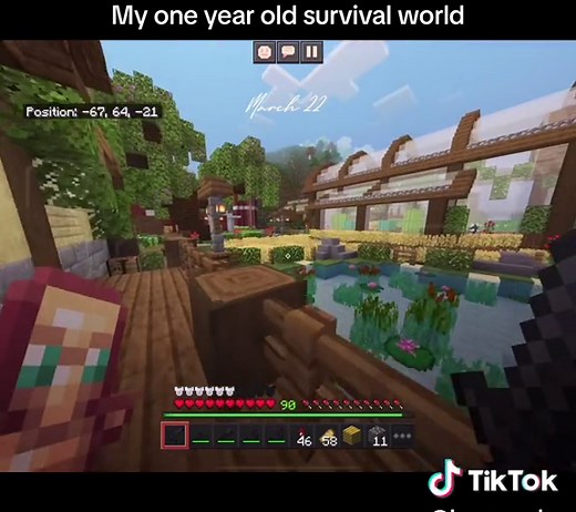 Exploring a 7-Month Minecraft Bedrock Survival World Tour