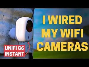 Wiring my G6 Instant Wifi cameras with the Unifi USB-C to PoE adapter