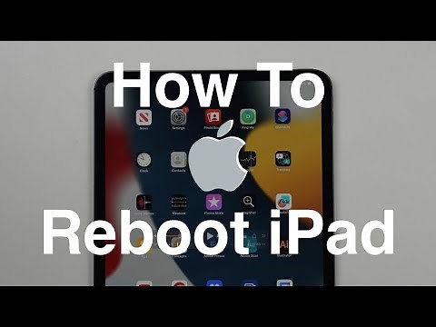 How To Reboot iPad - Hard Reboot, Force Restart Apple iPad