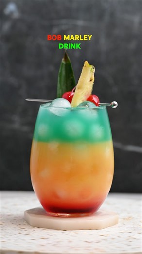 Bob Marley Drink 🍹🌴🔥 #cocktail #drink #summer #summerdrink #summer
