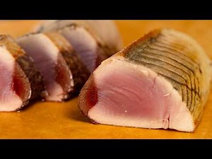 カツオは焼け！厚切りがうまい！鰹のガーリックステーキは春のごちそうです！