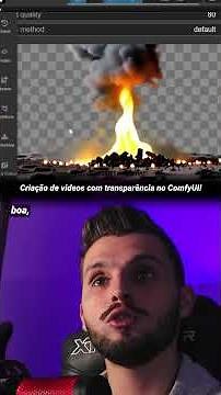Agora da pra criar videos com transparência usando o ComfyUI! #comfyui #inteligenciaartificial #ia