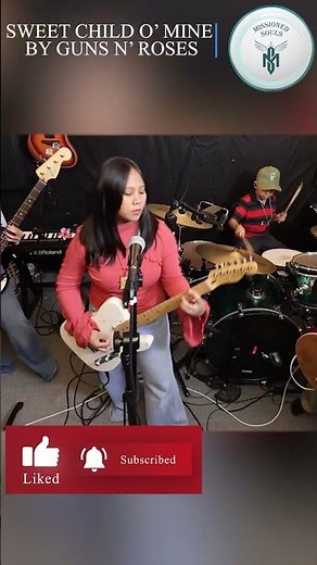 SWEET CHILD O' MINE-Guns N' Roses | Missioned Souls family band cover #leadguitar #siblings