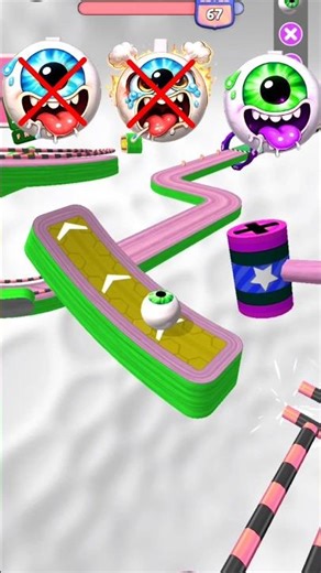 Which Eye ball is Real ❓️ #ball #ballgoing