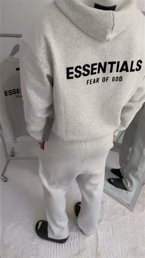 This is what effortless style looks like.Fear of God Essentials just hits different.