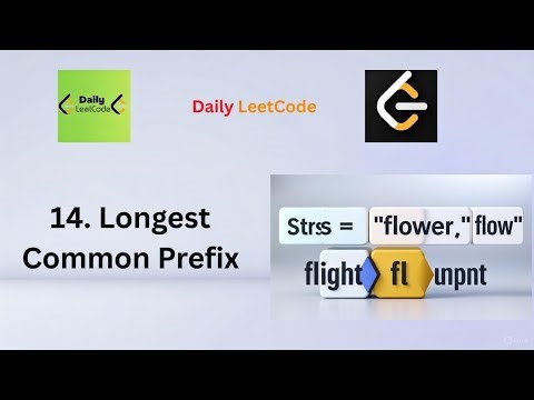 14 Longest Common Prefix Explained Clearly | LeetCode Python Solution | Interview Prep