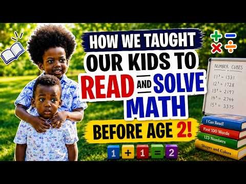 Everyone keeps asking..Here's how Ivan & Zane learned to read and solve math problems before Age 2