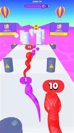 Snake Run 3D Game New update #short #video #treanding #gaming #populargame