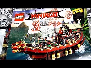 LEGO Ninjago Movie 70618 Master Wu's Flying Ship unboxing