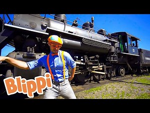 Blippi Explores a Steam Train | Blippi! | Kids Songs | Moonbug Kids