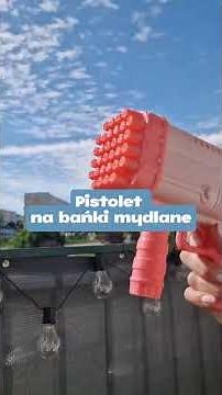 Pistolet na Bańki Mydlane Maszynka Automat do Baniek dla Dzieci
