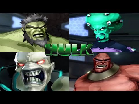 Hulk (2003) All Boss Fights & Ending [4K 60FPS]