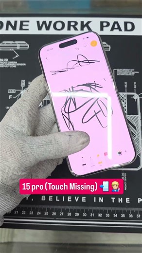 Iphone 15pro Touch issue Repair by #dr.phonedelhi store address mention in bio📌 #mobilephonerepair