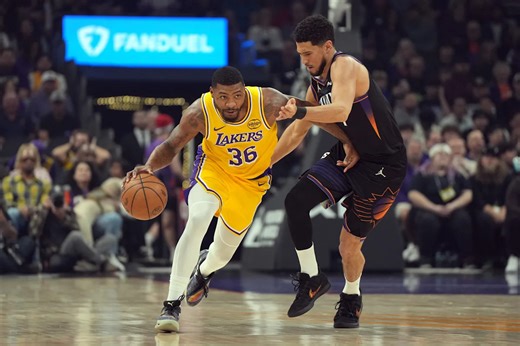 Dillon Brooks scores 25, Suns dominate Luka-less Lakers for a 132-108 victory