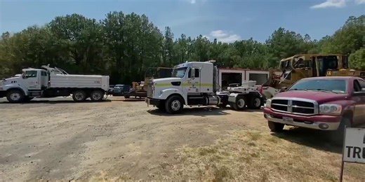 Military equipment surplus provided to East Texas fire departments to combat wildfires