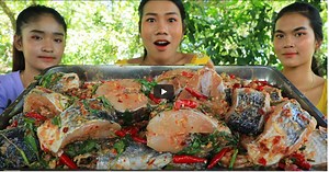 Yummy cooking fish boiled with chili recipe - Natural TV Cooking | Heaven of Eating