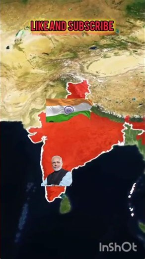 India VS Pakistan map education short#viral #map#viral #editing