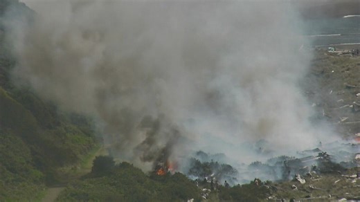 Fire on Lincoln City beach scorched three acres, remains under investigation