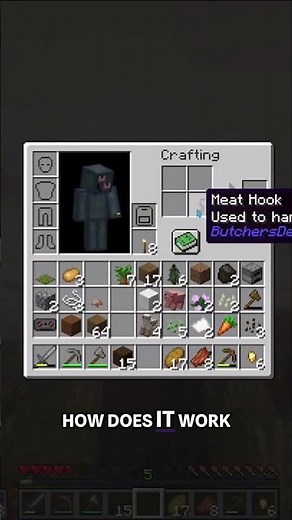 😱 Minecraft Meat Hook is TOO OP! #Shorts
