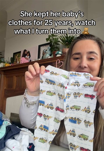 Transforming 25-Year-Old Baby Clothes into Keepsakes