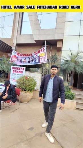 Agra की सबसे बड़ी Branded Sale! 😱 Up to 90% OFF at Hotel Amar, UP 🛍️#hotelamar #shorts #agrasale