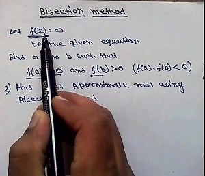 Bisection method numerical analysis in hindi | Bisection method to find roots | Bisection Method