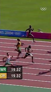 Usain Bolt’s Olympic debut in the 200m heats at Athens 2004. The rest is history.