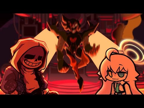 HEATWAVE but Sans is desperate to get rid of Hoshino w/ Mettaton EX [FNF x Undertale x Blue Archive]