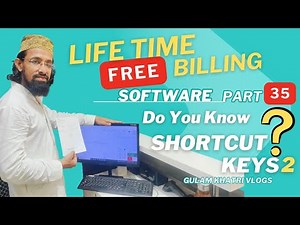 Life Time Free Billing Invoice Pos Software ShortCut Keys Part 2 🔐 Very easy to use #business