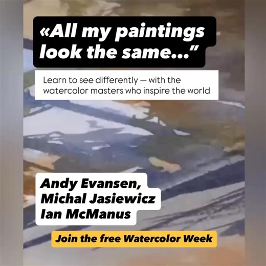 You paint. You have your favorite brushes, your colors, your sketchbooks. But lately, you catch yourself thinking: “All my paintings look the same…” “I practice a lot, but I don’t feel I’m growing.” It’s not a lack of skill — it’s a sign you’ve outgrown repetition. You don’t need another tutorial. You need a new way of seeing — freshness, flow, life in your art. Sometimes, to feel inspired again, all it takes is to see how masters see. During the Free 7-Day Online Watercolor Week by Artefacto, t