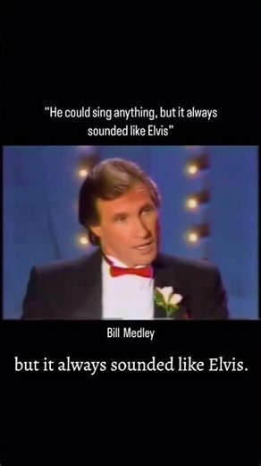 Bill Medley from the Righteous Brothers talks about Elvis Presley